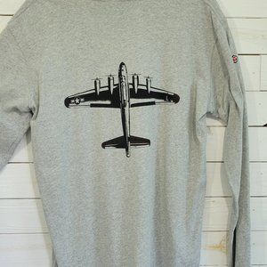 Boeing B-17 Long Sleeve Tee XXL, Red Canoe Company